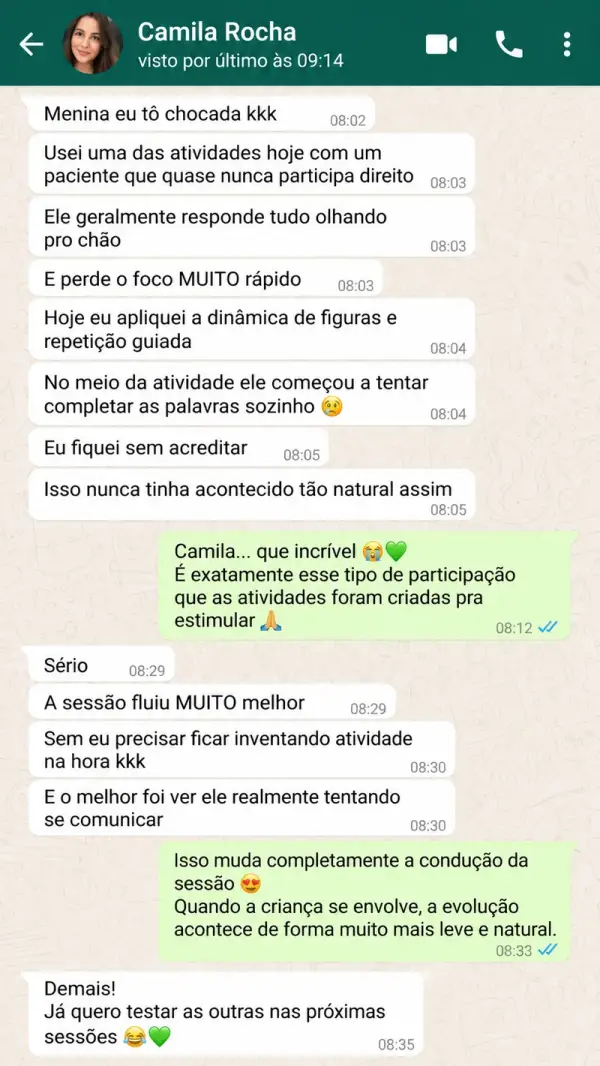 Conversa real de profissional de Segurança do Trabalho pelo WhatsApp