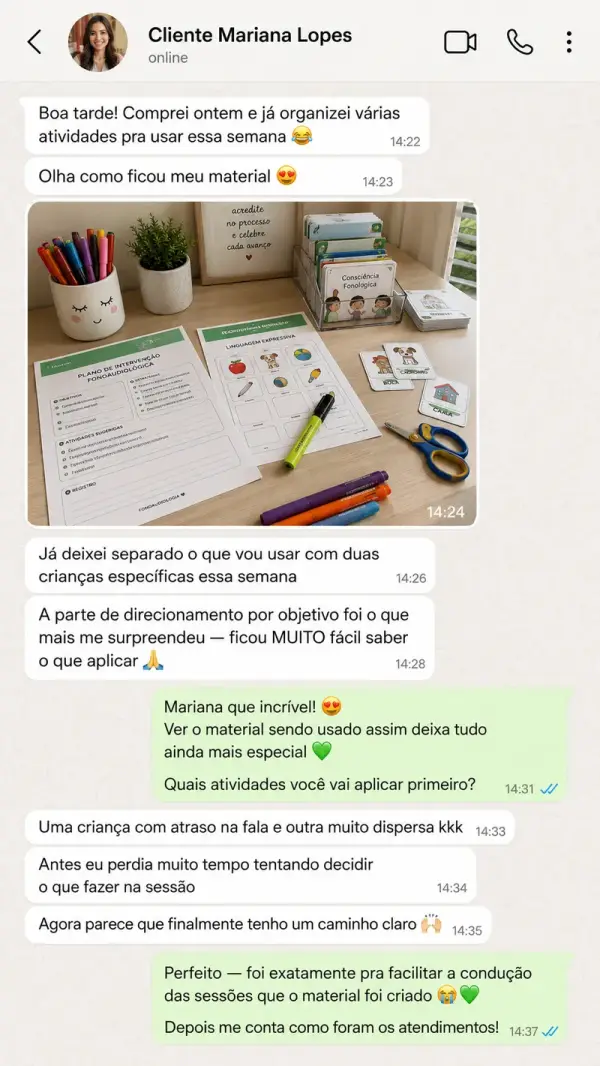 Conversa real de profissional de Segurança do Trabalho pelo WhatsApp